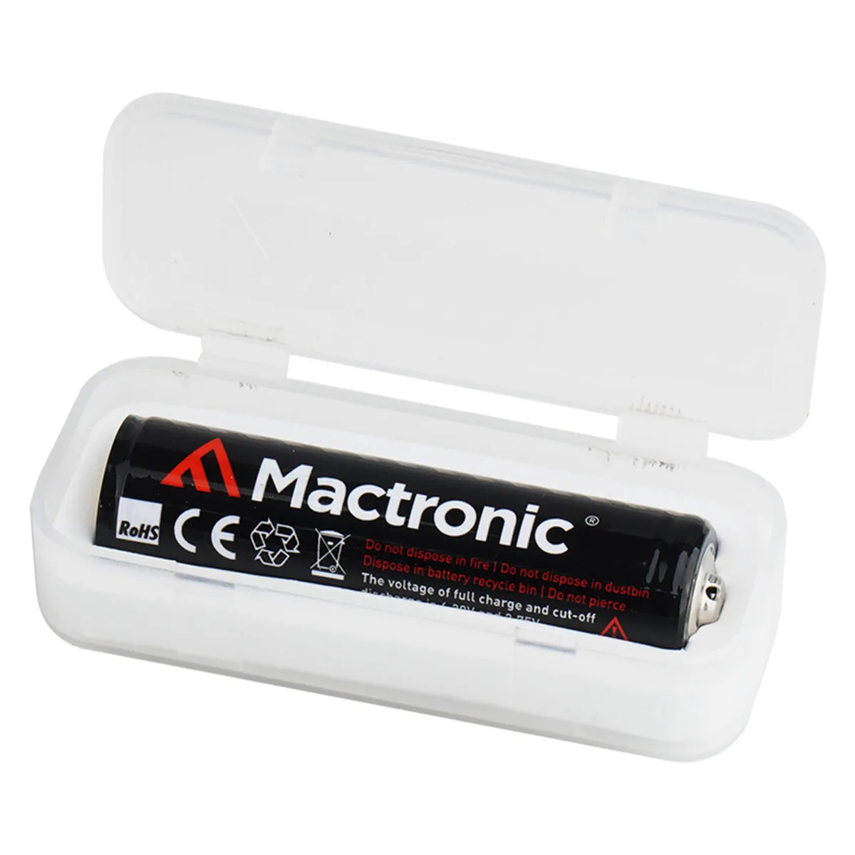 Акумулятор Mactronic Li-ion 18650 3350 mAh Чорний