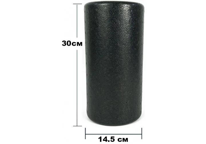 Масажний ролик EasyFit EPP 30 см чорний