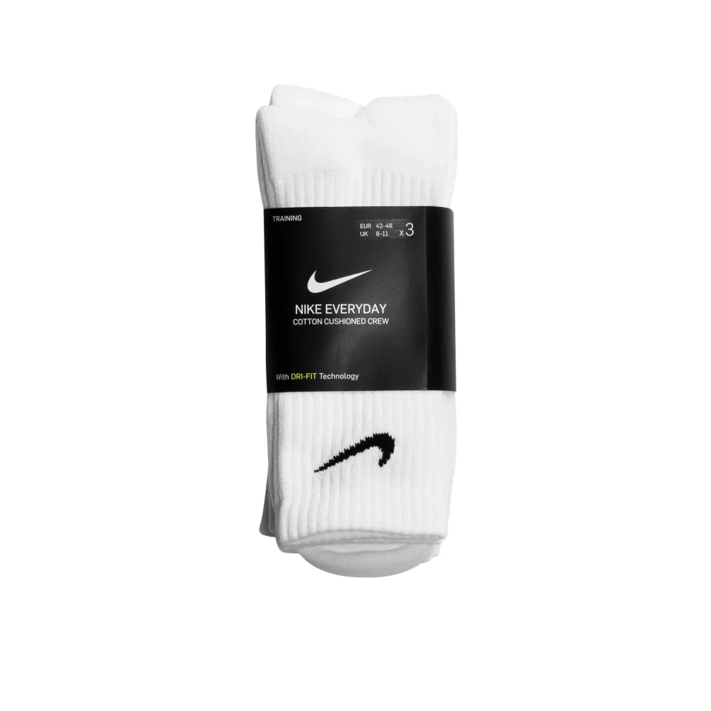 Шкарпетки NIKE бавовна 38-42 білий 3 пари