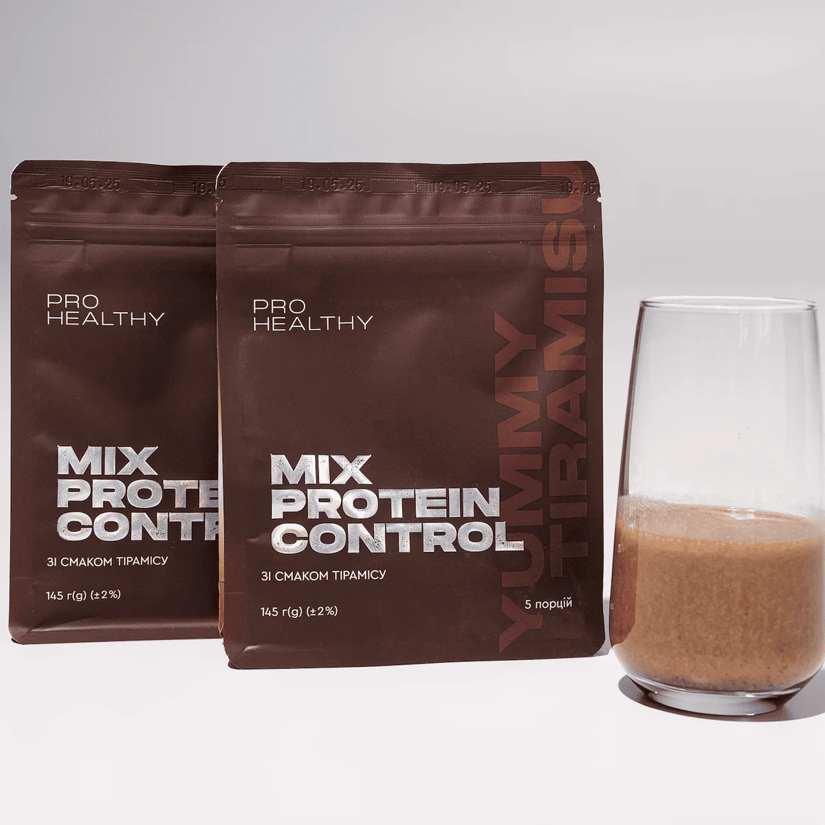 Choice Mix Protein Control Yummy TIRAMISU — низькокалорійний поживний коктейль, 145 г Чойс