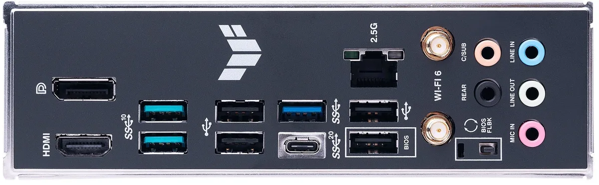 Материнcька плата ASUS TUF GAMING B650M-PLUS WIFI sAM5 B650 4xDDR5 M.2 HDMI DP Wi-Fi BT mATX
