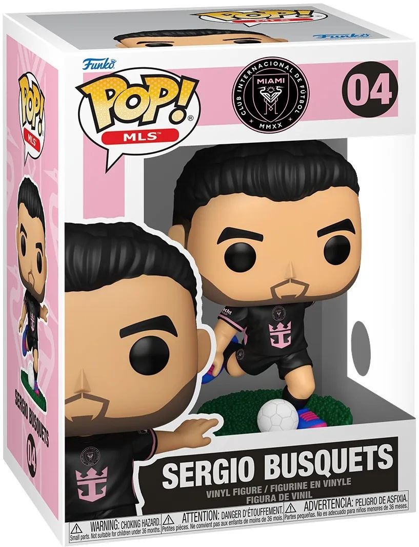 Фигурка Funko POP Футбол: Интер Майами - Сергио Бускетс (Гостевая)