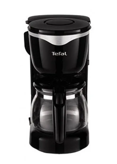 Кавоварка Tefal крапельного типу Good Value 0.6л, для меленої кави, чорного кольору.