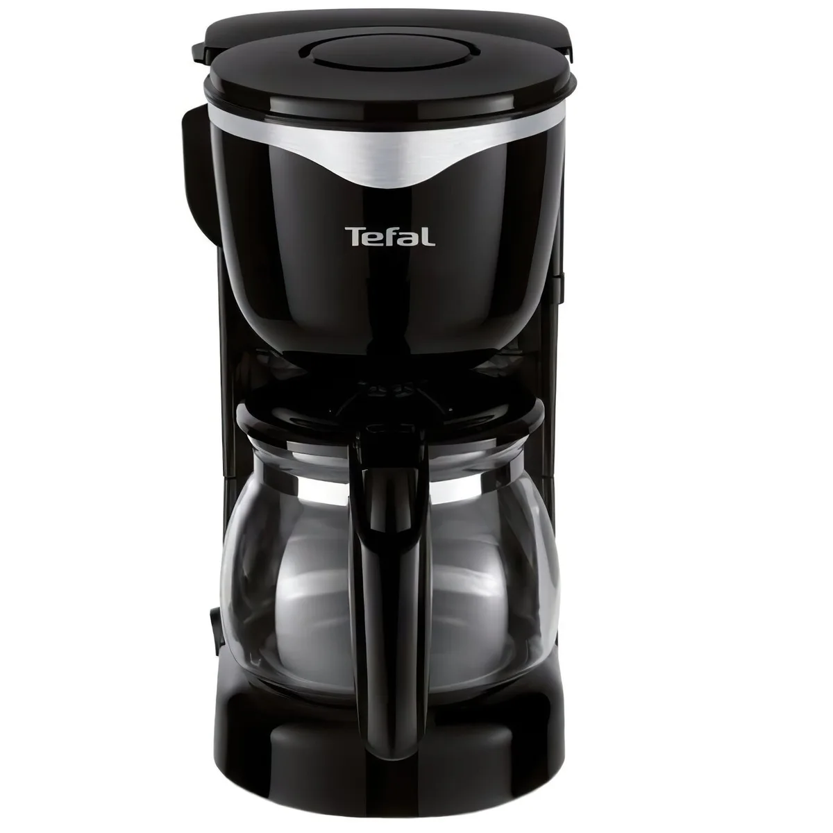 Кавоварка Tefal крапельного типу Good Value 0.6л, для меленої кави, чорного кольору.