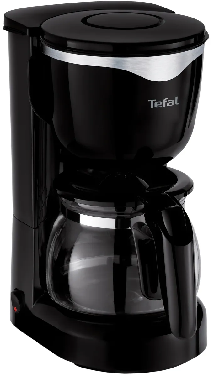 Кавоварка Tefal крапельного типу Good Value 0.6л, для меленої кави, чорного кольору.