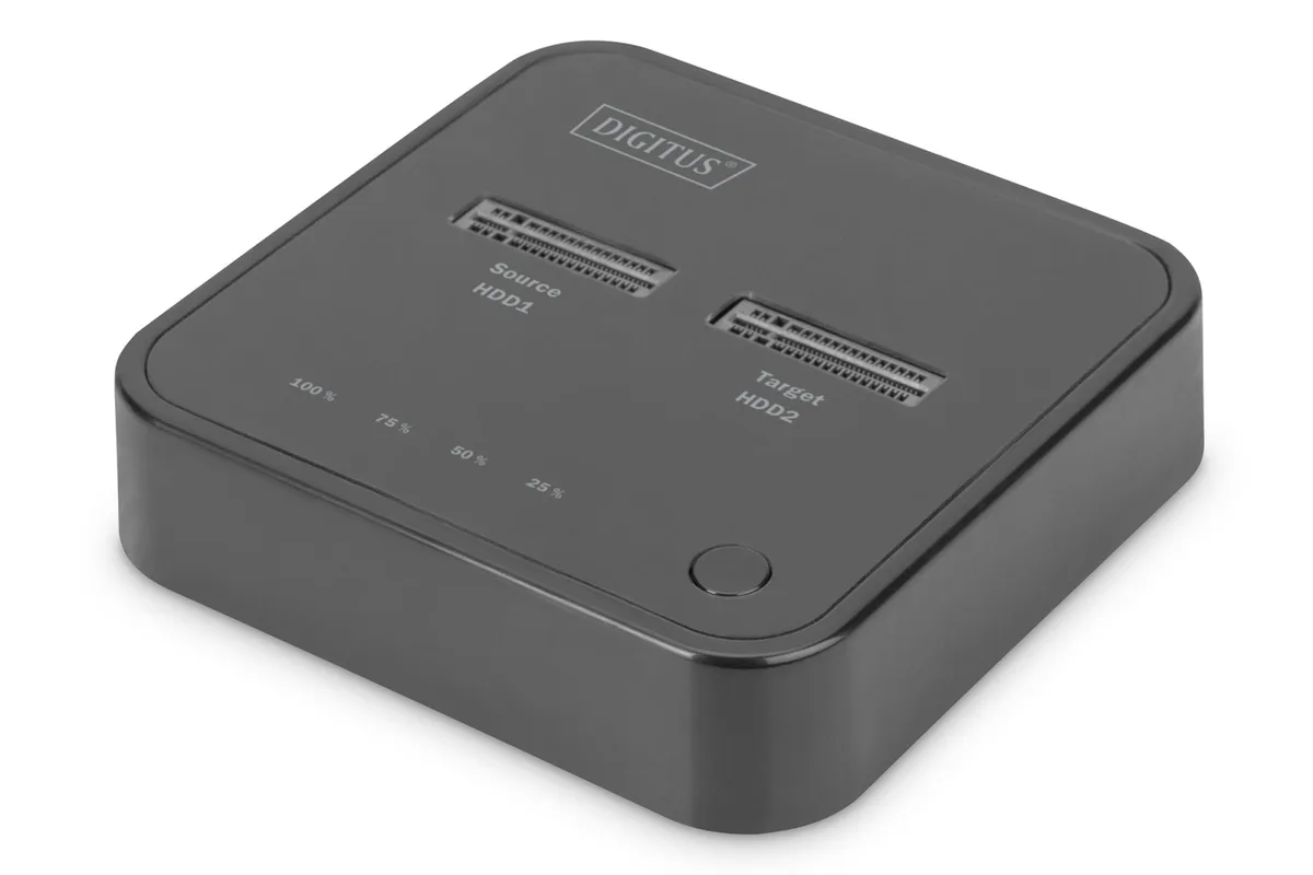 Док-станция DIGITUS Dual M.2 NVMe SSD USB Type-C 3.2 черная