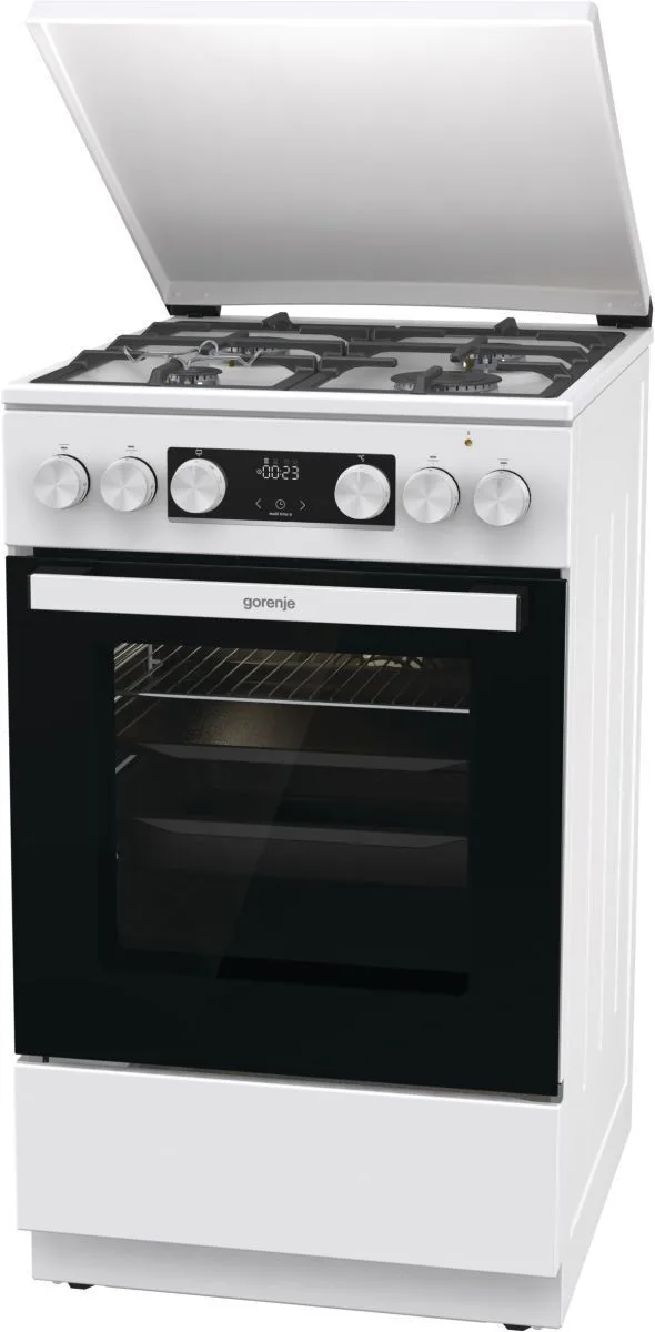 Плита Gorenje комбінована чавунна 50x60 см біла 70 л