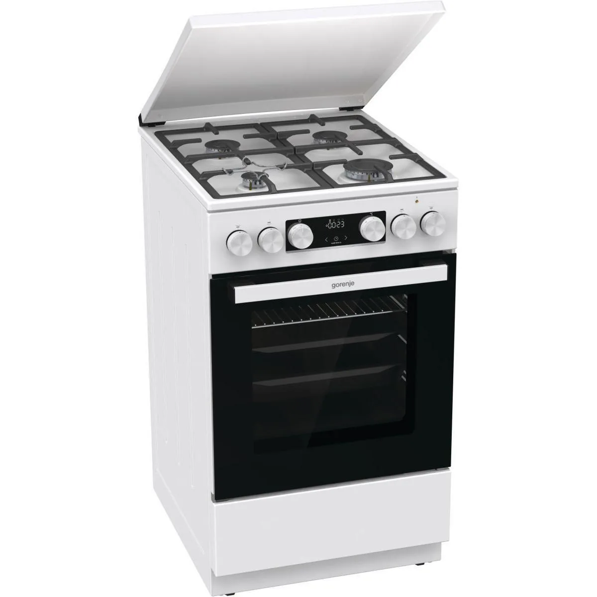 Плита Gorenje комбінована чавунна 50x60 см біла 70 л