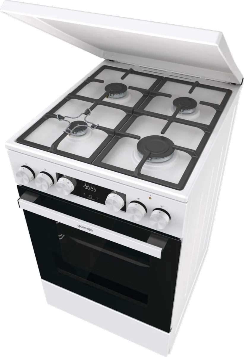 Плита Gorenje комбінована чавунна 50x60 см біла 70 л