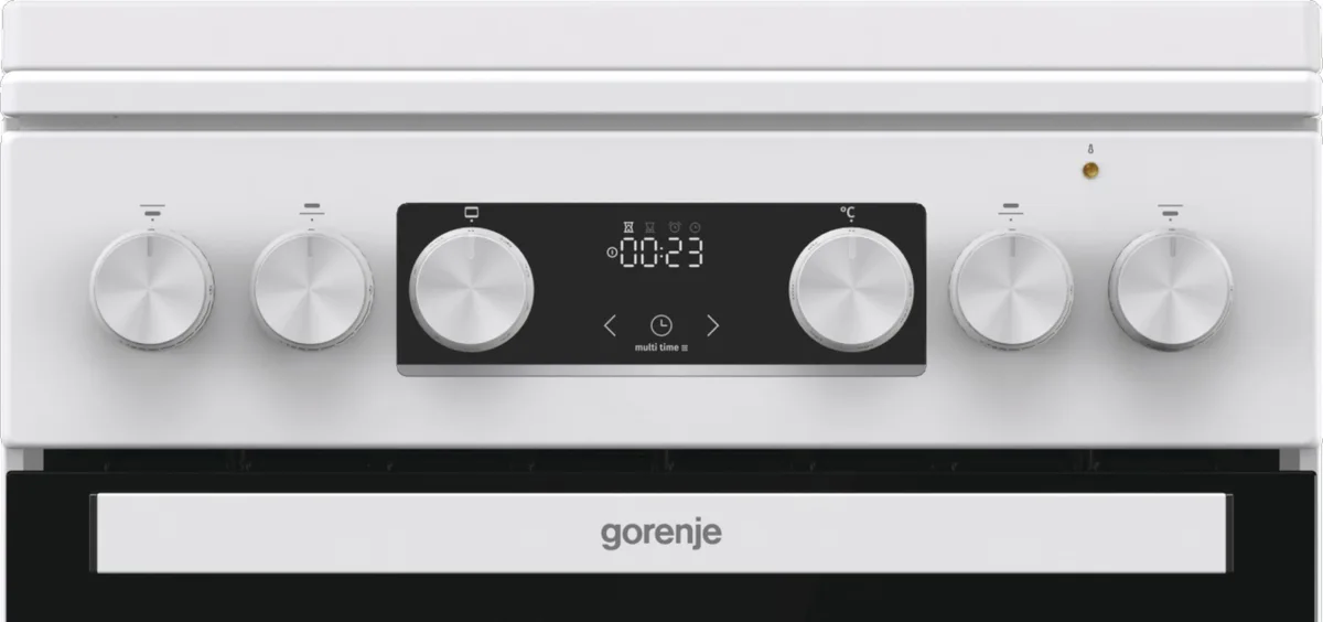 Плита Gorenje комбінована чавунна 50x60 см біла 70 л