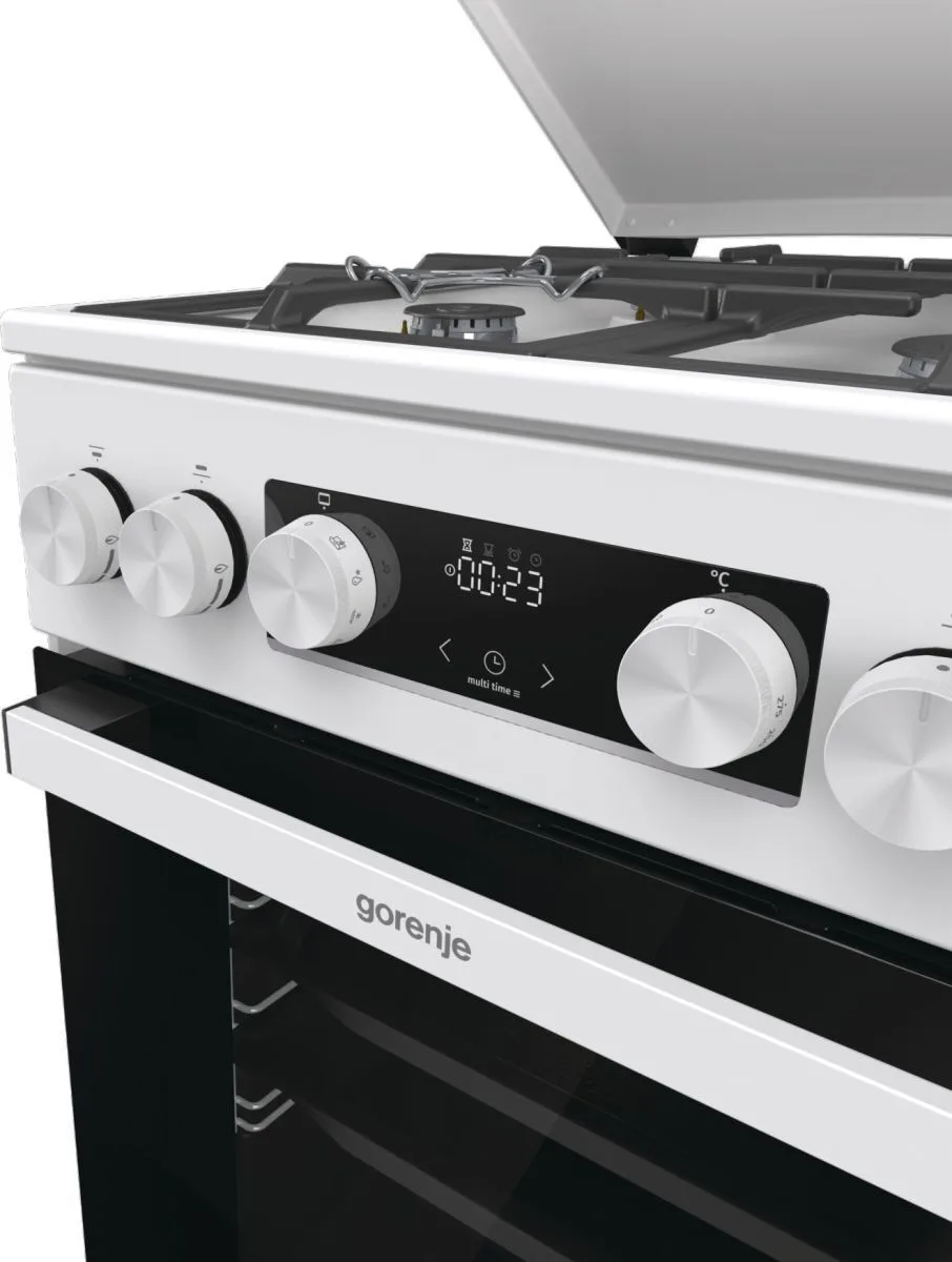 Плита Gorenje комбінована чавунна 50x60 см біла 70 л