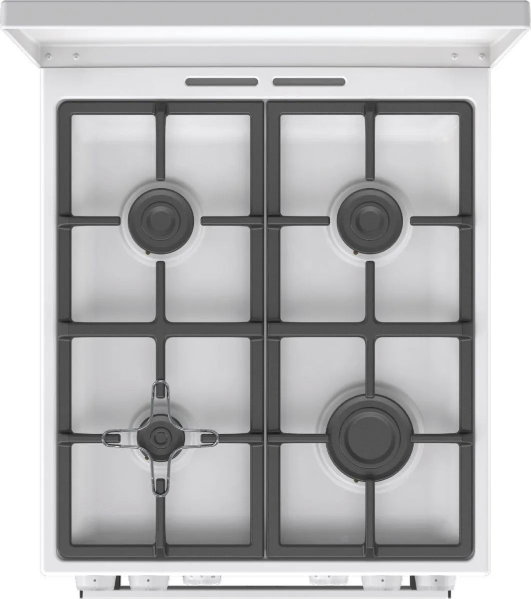 Плита Gorenje комбінована чавунна 50x60 см біла 70 л