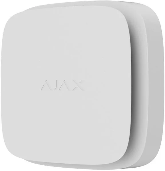 Пожежний датчик аналізу температури та чадного газу Ajax FireProtect 2 SB Heat CO, незмінна батарея, jeweller, бездротовий, білий