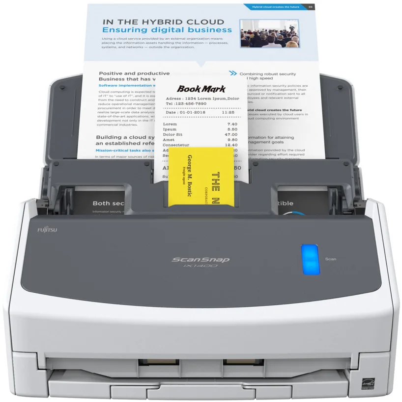 Документ сканер Ricoh A4 протяжний 600x600 USB черный