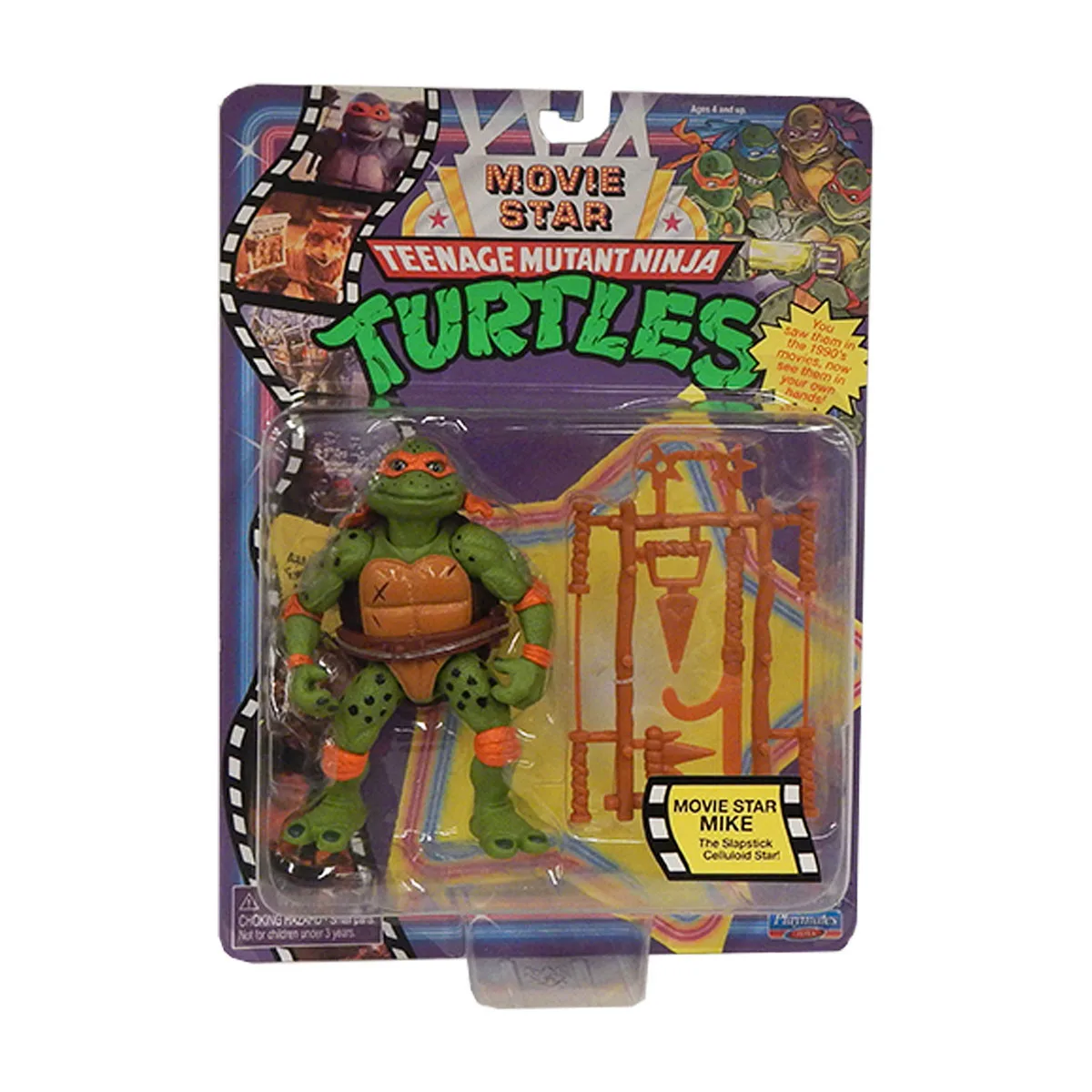 Фігурка Черепашки Ніндзя TMNT Мікеланджело полімер 12 см