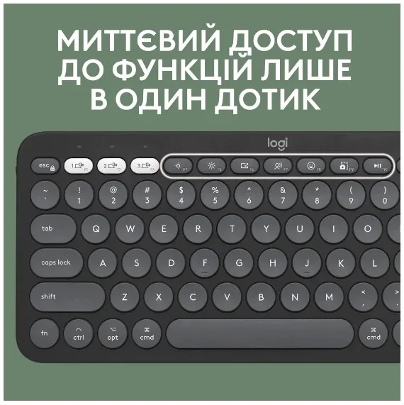 IT набір Logitech бездротовий сірий клавіатура миша 36 місяців автономної роботи