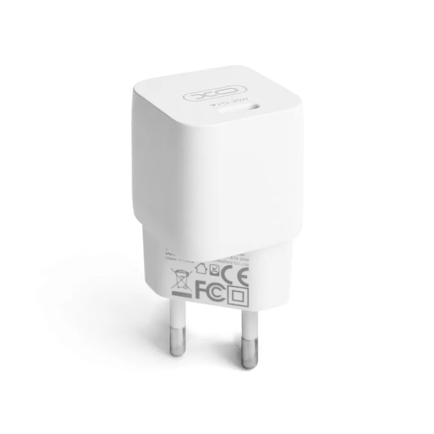 Зарядний пристрій XO Type-C 20W 3A Білий