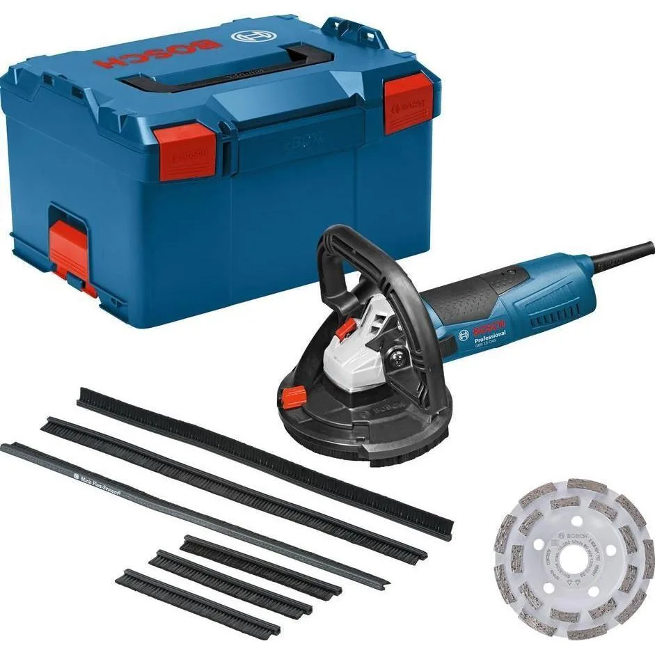 Шліфмашина кутова Bosch Professional 125 мм 1500 Вт для бетону легка бетоношліфувальна машина