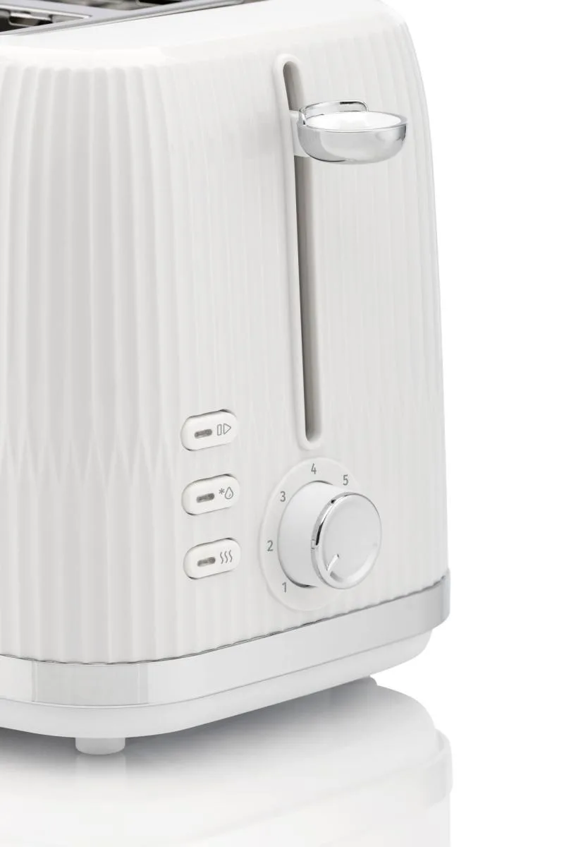 Тостер Gorenje пластик 20,4х24х17,4 см Білий 850 Вт 2 тости 7 режимів обсмажування