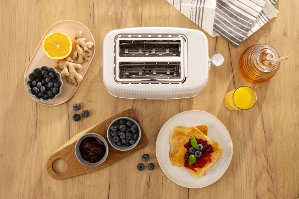 Тостер Gorenje пластик 20,4х24х17,4 см Білий 850 Вт 2 тости 7 режимів обсмажування