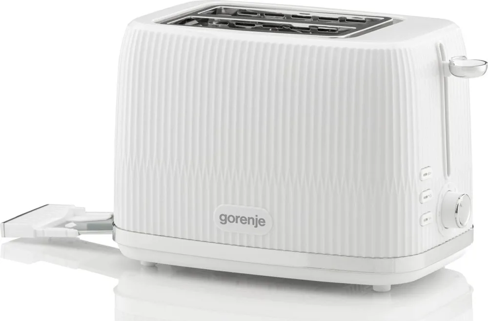 Тостер Gorenje пластик 20,4х24х17,4 см Білий 850 Вт 2 тости 7 режимів обсмажування