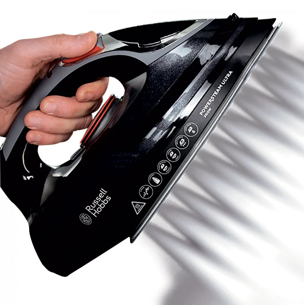 Паровой утюг Russell Hobbs Power Steam Ultra, 3100 Вт, 350 мл, паровой удар 210 г, постоянная подача пара 45 г, керамическая подошва