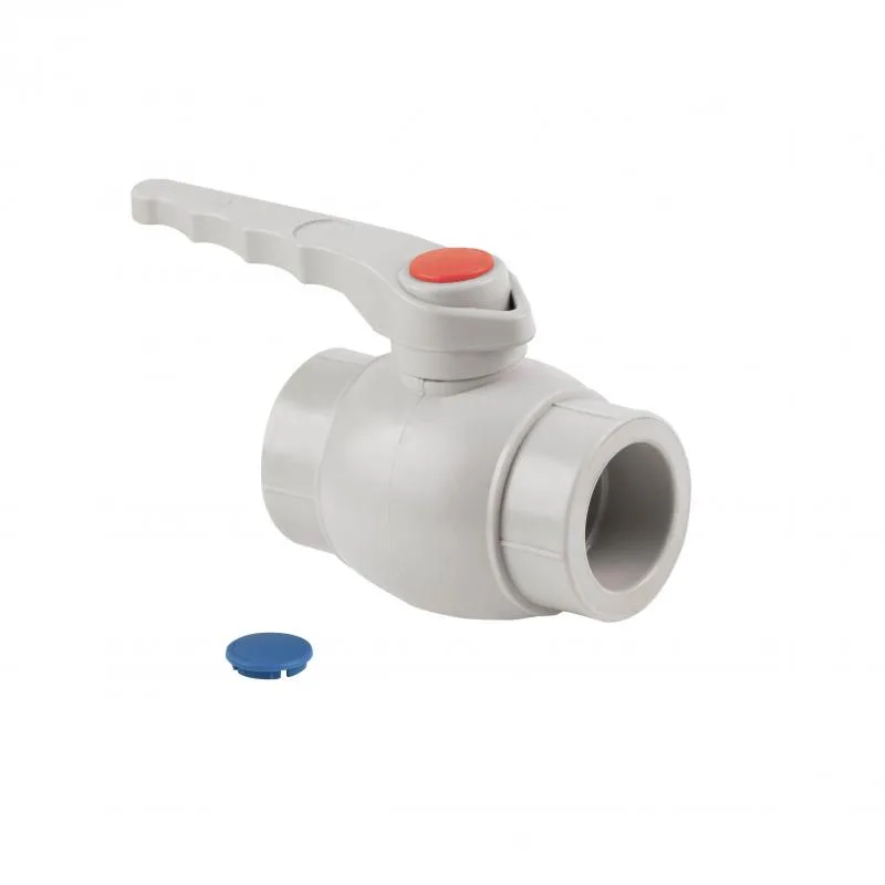 Кран шаровой Thermo Alliance DSW117 40 мм полипропилен серый