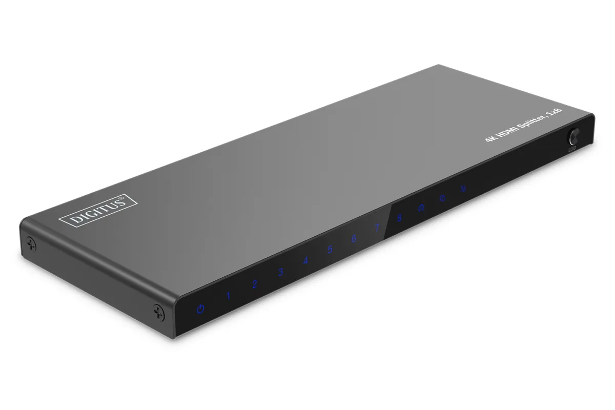 Відеосплітер DIGITUS HDMI (INx1 - OUTx8), 4K