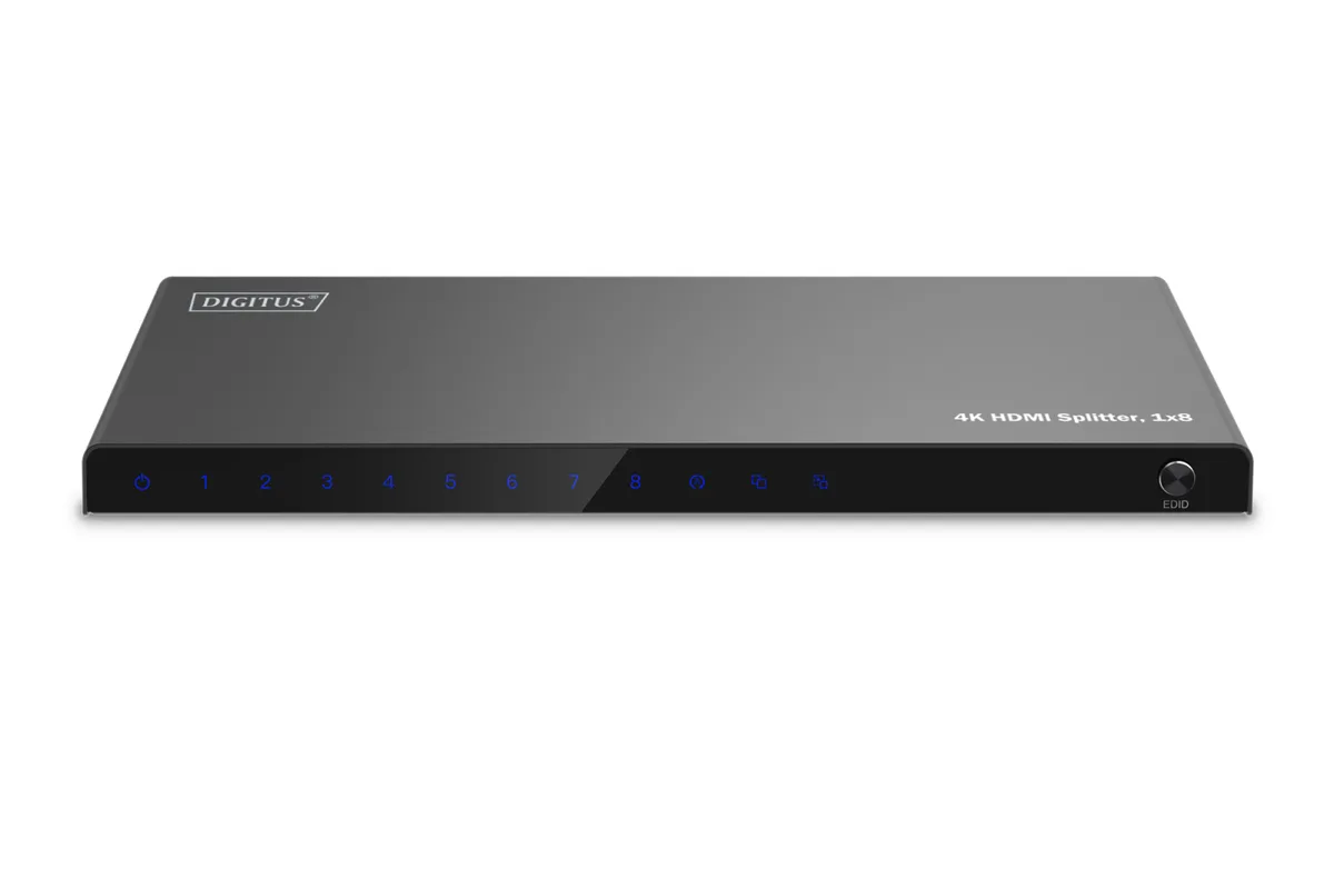 Відеосплітер DIGITUS HDMI (INx1 - OUTx8), 4K