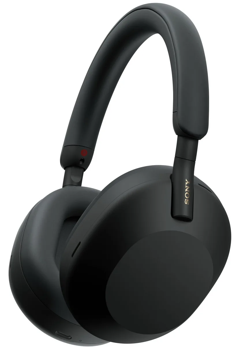 Навушники Over-ear Sony WH-1000XM5 BT 5.2, ANC, Hi-Res, AAC, LDAC, Wireless, Mic, Чорний