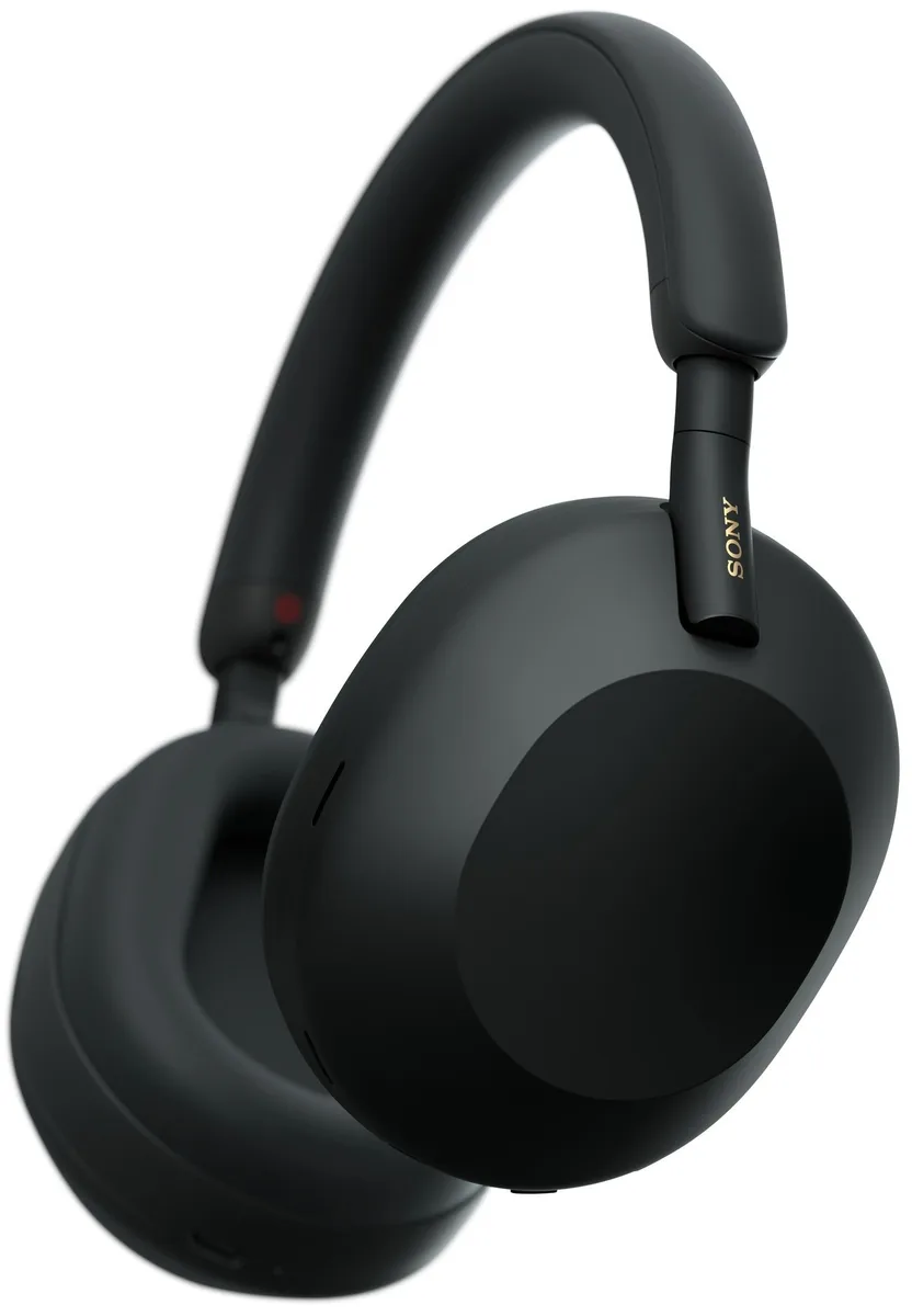 Навушники Over-ear Sony WH-1000XM5 BT 5.2, ANC, Hi-Res, AAC, LDAC, Wireless, Mic, Чорний