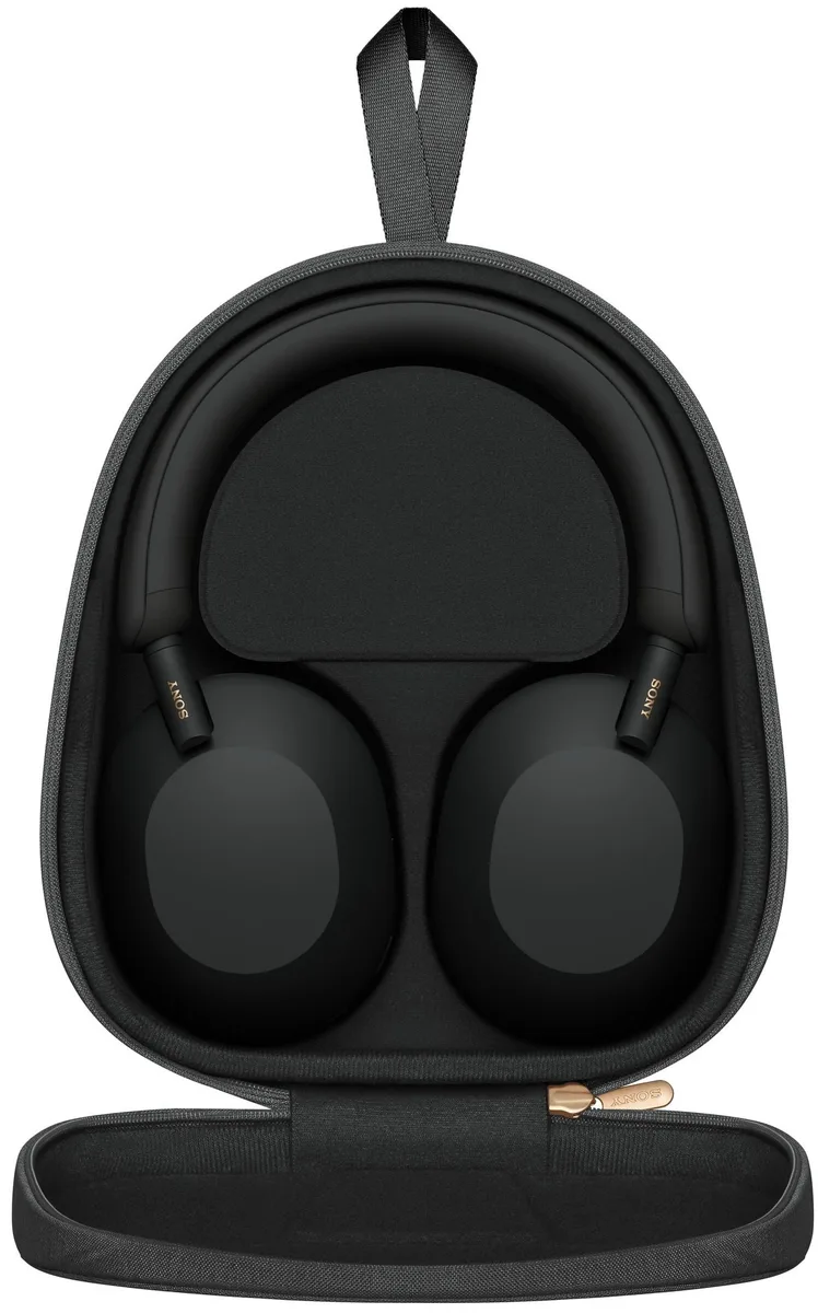 Навушники Over-ear Sony WH-1000XM5 BT 5.2, ANC, Hi-Res, AAC, LDAC, Wireless, Mic, Чорний