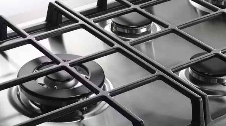 Газова варильна панель Electrolux, 30 см, чавун, Доміно, нержавіюча сталь.