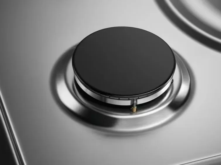 Газова варильна панель Electrolux, 30 см, чавун, Доміно, нержавіюча сталь.