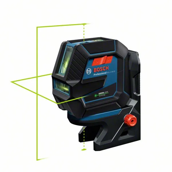 Нивелир лазерный Bosch Professional до 15м зеленый луч для строительства с держателем и чехлом
