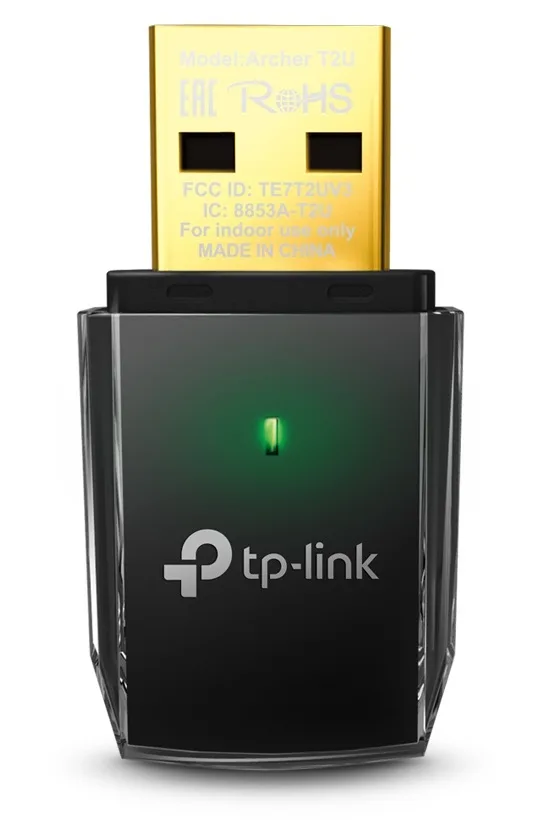 Бездротовий мережевий адаптер TP-Link USB 2 19,7х10,3х4,5 мм Чорний