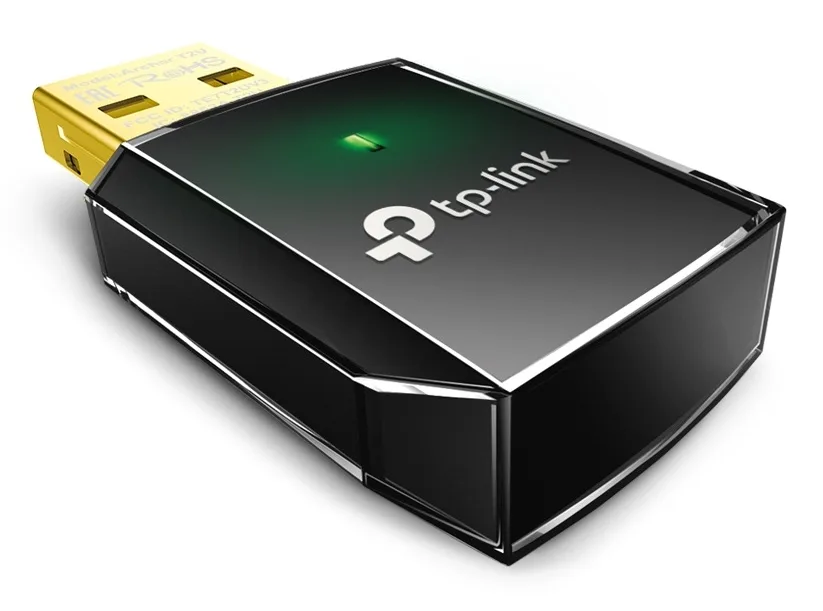 Бездротовий мережевий адаптер TP-Link USB 2 19,7х10,3х4,5 мм Чорний