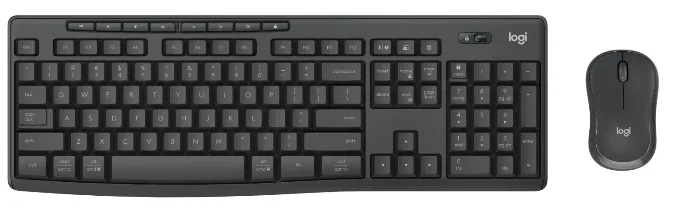 Клавіатура і миша Logitech бездротові Graphite чорні