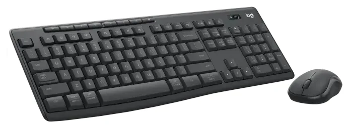 Клавіатура і миша Logitech бездротові Graphite чорні