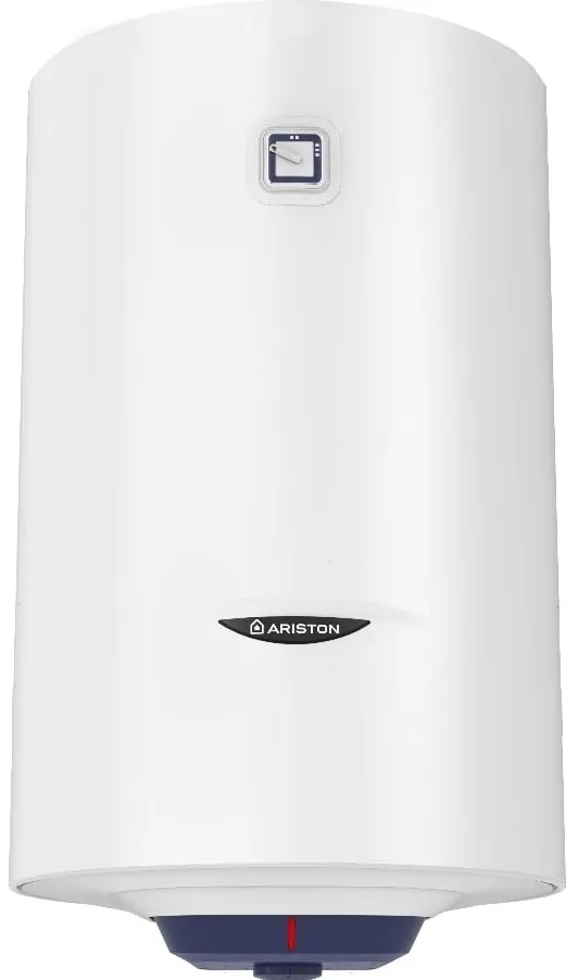 Водонагрівач електричний Ariston круглий BLU1 R 80 V 1,8K PL EU, 80 літрів, 1,8 кВт, механічне управління, клас С, Італія, білий.