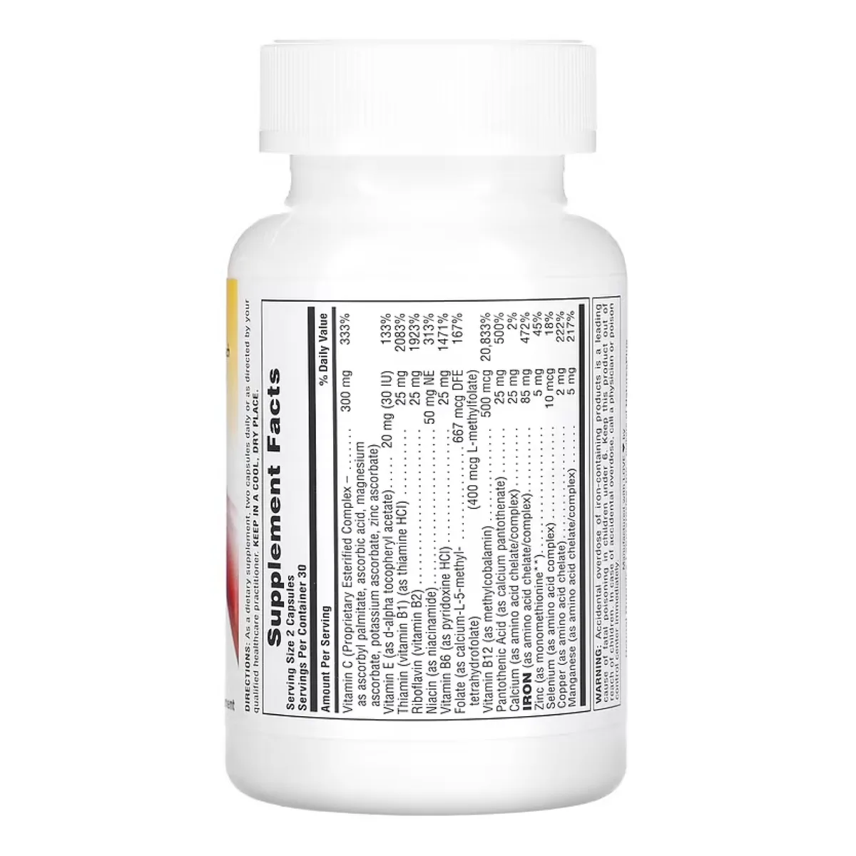 Hema-Plex Nature's Plus веганские капсулы 60 шт без глютена без ГМО