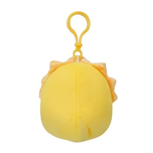 Мягкая игрушка на клипсе Squishmallows Трицератопс 9 см для детей и коллекционеров Мягкая игрушка