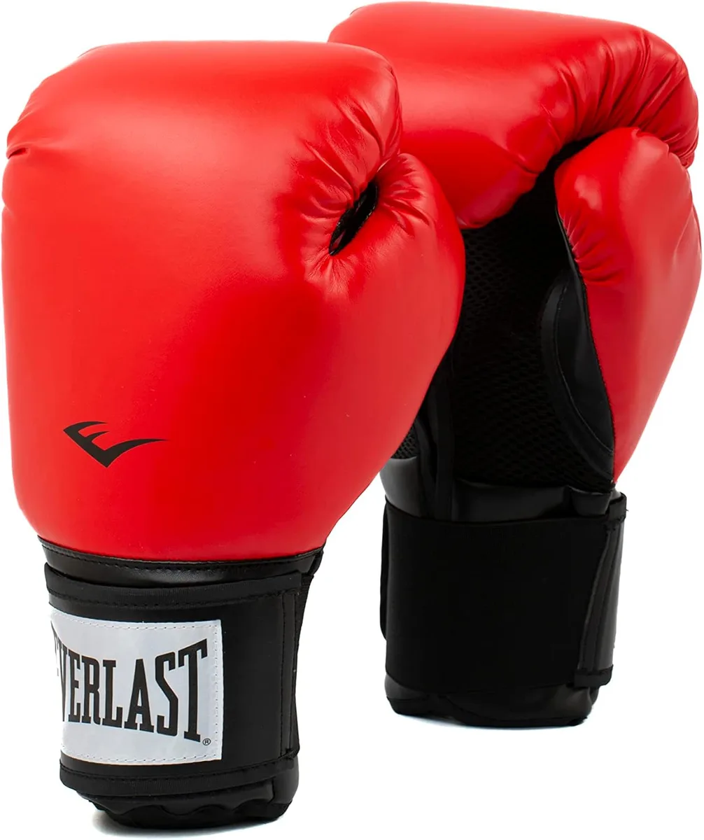 Боксерські рукавиці Everlast поліуретан 8 унцій червоні унісекс