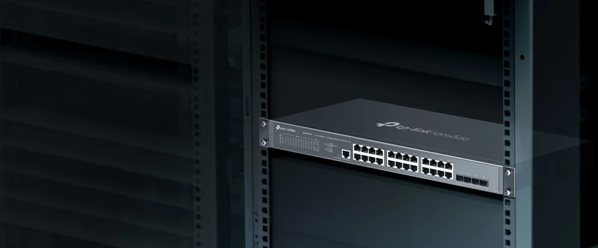 Комутатор TP-LINK SG3428X-M2 24x2.5GE, 4xSFP+, Керований L2