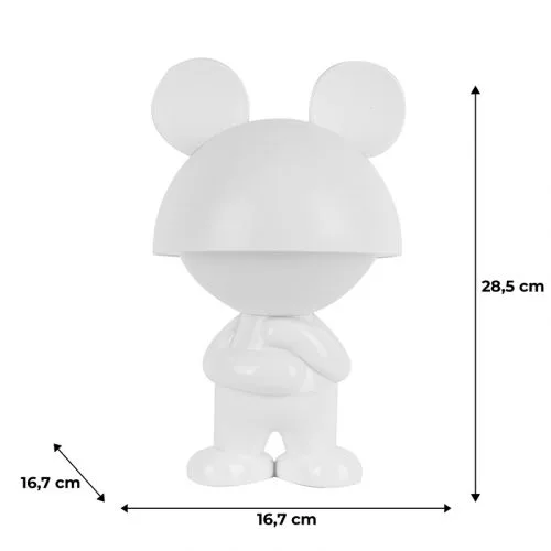 Світильник-нічник LED Dreamy Mouse з акумулятором білий для дітей та дорослих.