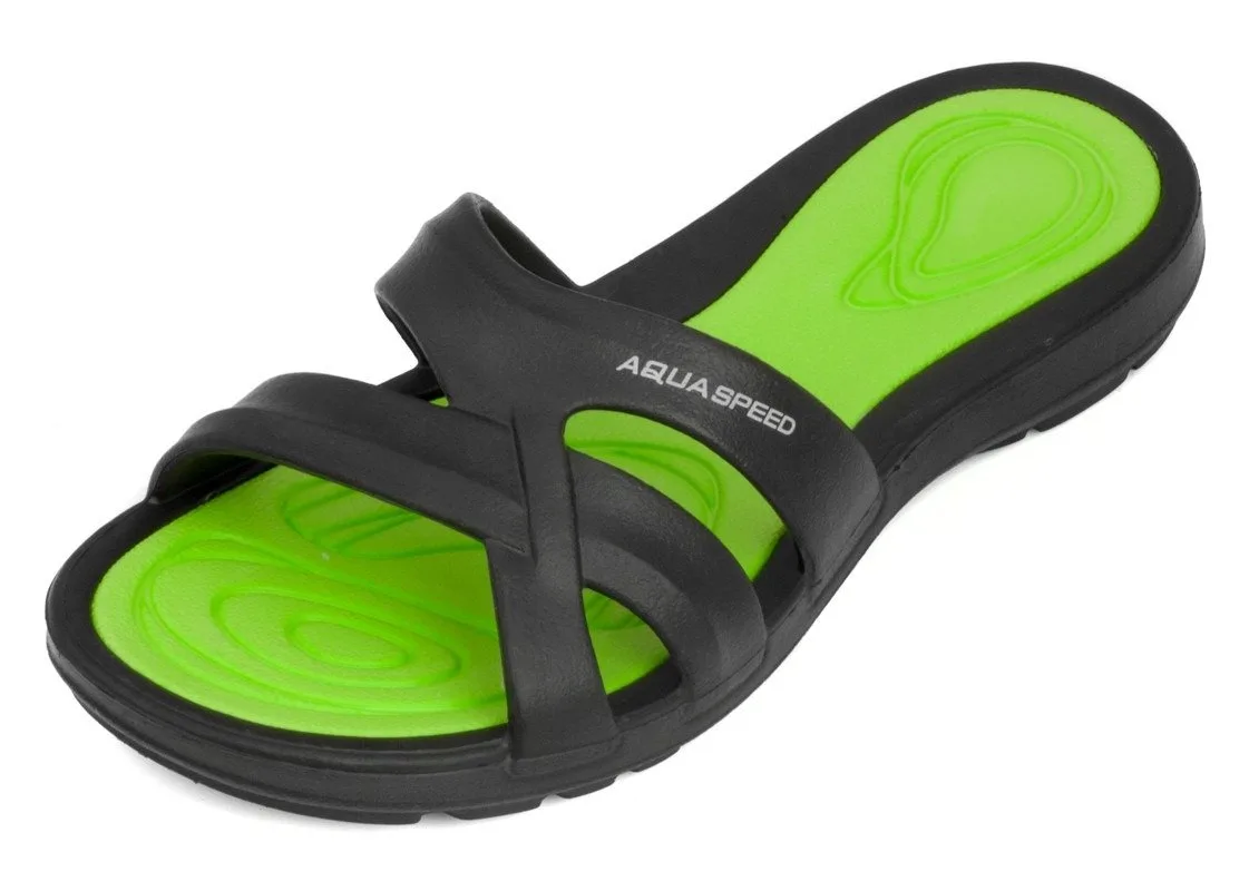 Шльопанці AQUA SPEED EVA 38 чорний зелений