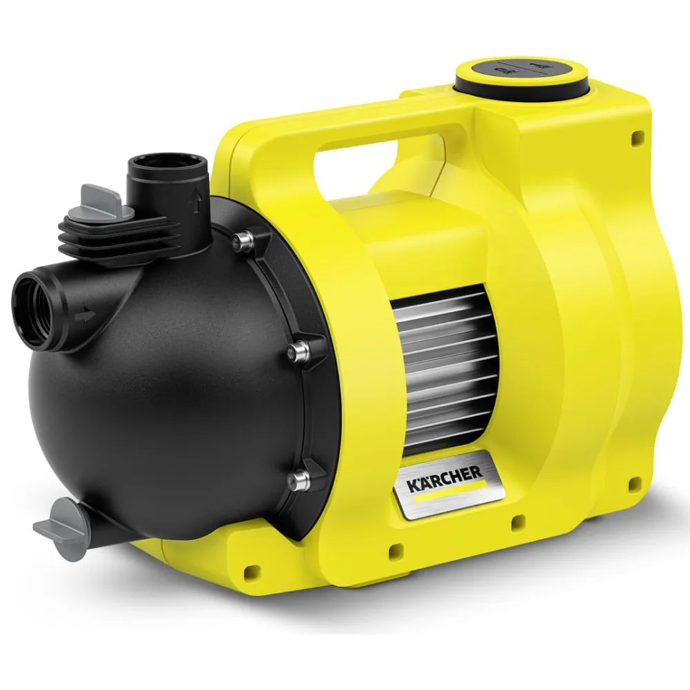 Садовый насос Karcher BP 7000 Garden, мощность 1100 Вт, производительность 70 куб м/ч, высота подъема 50 м, максимальная глубина всасывания 8 м, вес 99 кг.