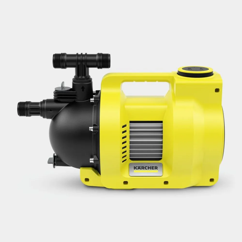 Садовый насос Karcher BP 7000 Garden, мощность 1100 Вт, производительность 70 куб м/ч, высота подъема 50 м, максимальная глубина всасывания 8 м, вес 99 кг.