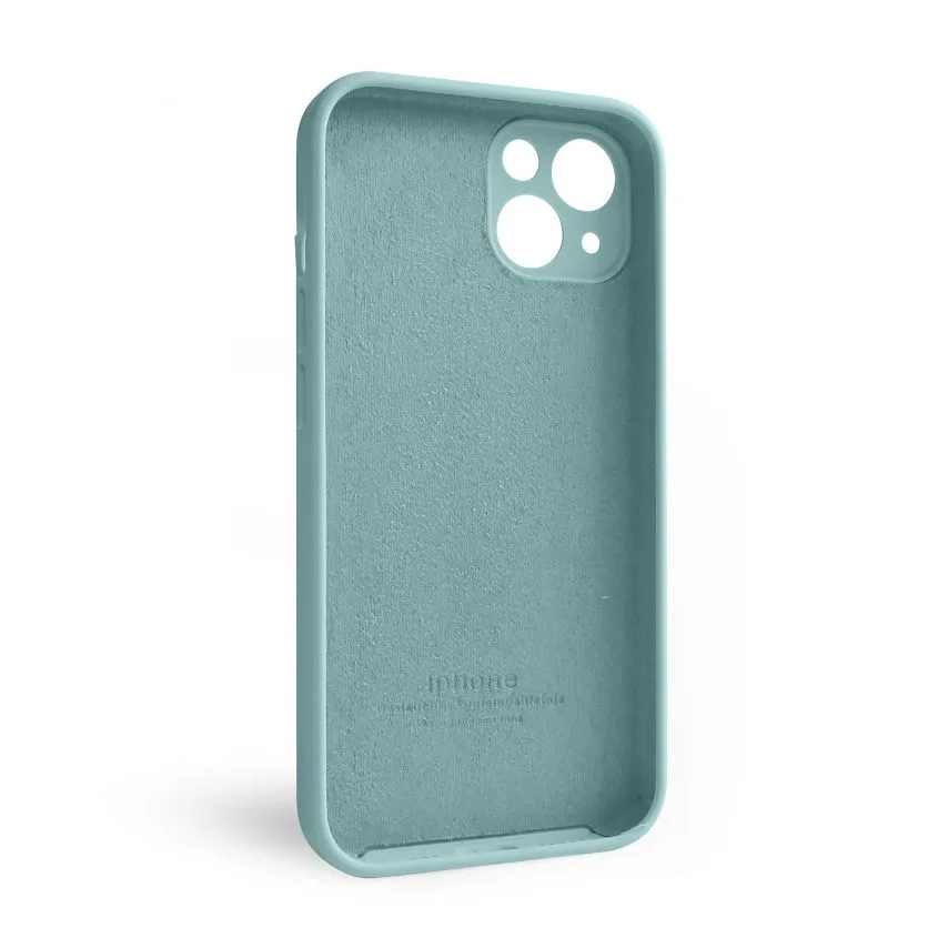 Чохол Silicone Case для Apple iPhone 13 силіконовий  закрита камера бірюзовий