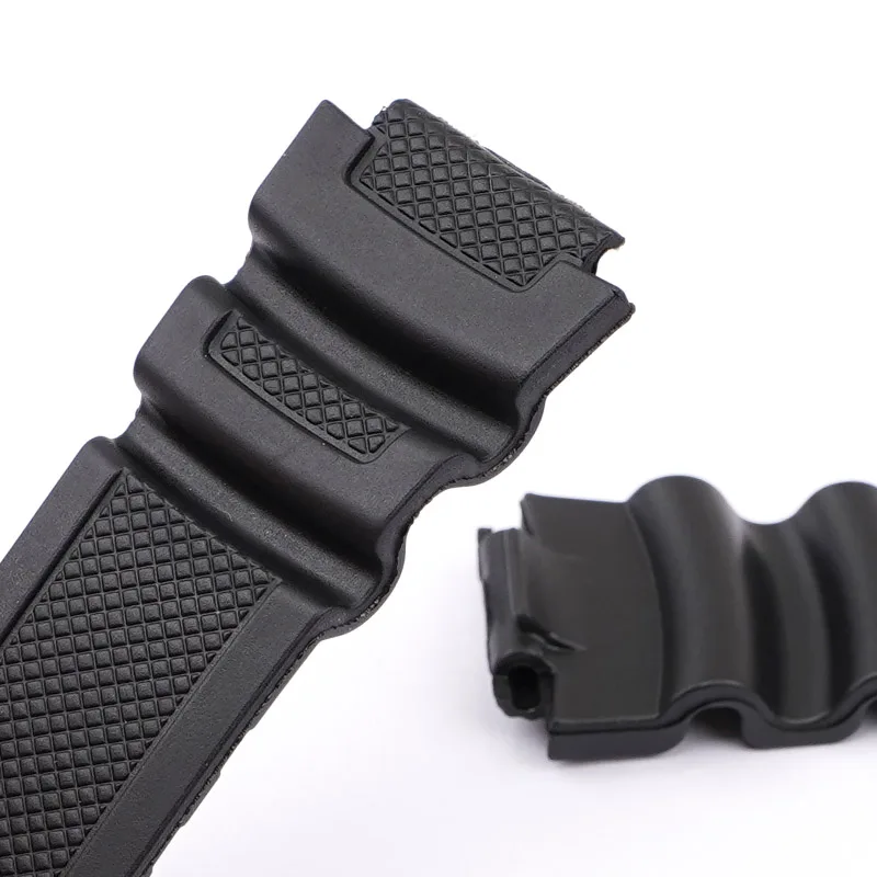 Ремінець Casio полімер 18 мм чорний 21 см